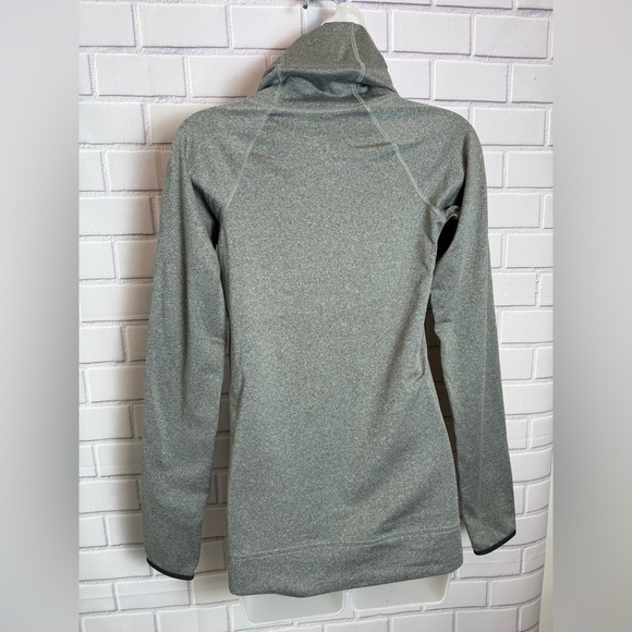 Nike PRO Dri-Fit Drawstring Cowl Neck Grey Women's top/size S - Picture 5 of 10